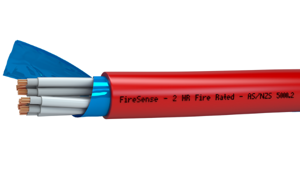 2HR Fire Rated Cable - 0.75mm 8 Core Screened