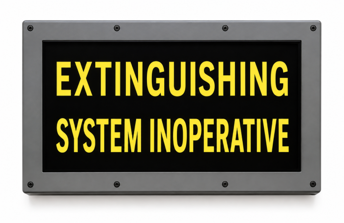Weatherproof Warning Sign - \
