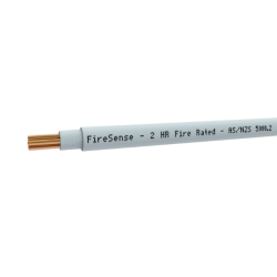 2HR Fire Rated 1 Core (No Sheath) - 1.50mm - White