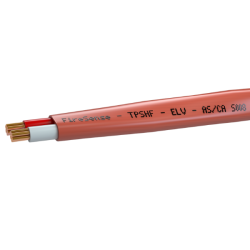 Red TPS Halogen Free - 1.50mm 2 Core - Twisted (500m)