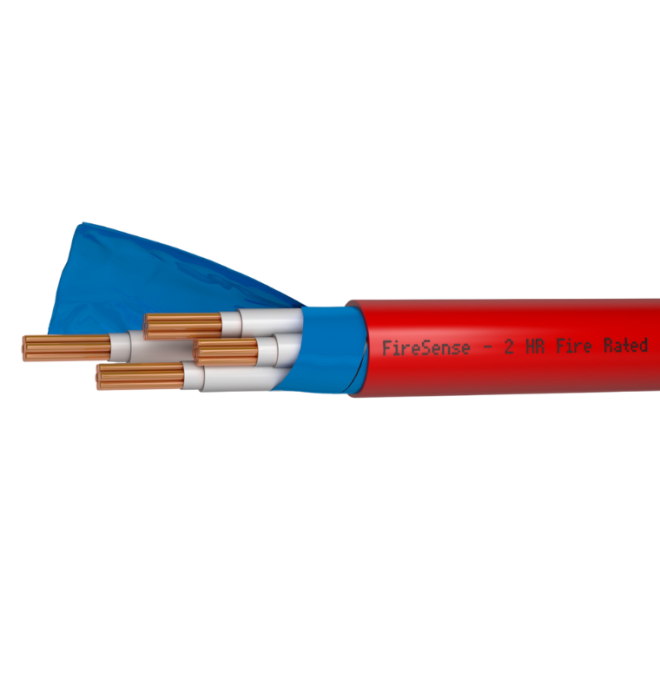 2HR Fire Rated 0.75mm 4 Core Screened