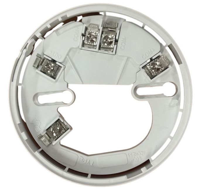 Addressable Short Circuit Isolator Base - White
