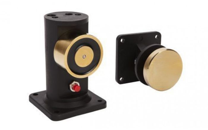 12V Floor Mount Door Holder w\/ Extension - 60kg