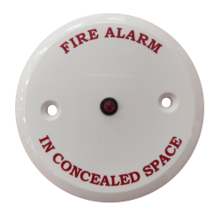 Remote Indicator - "Fire Alarm in Concealed Space"